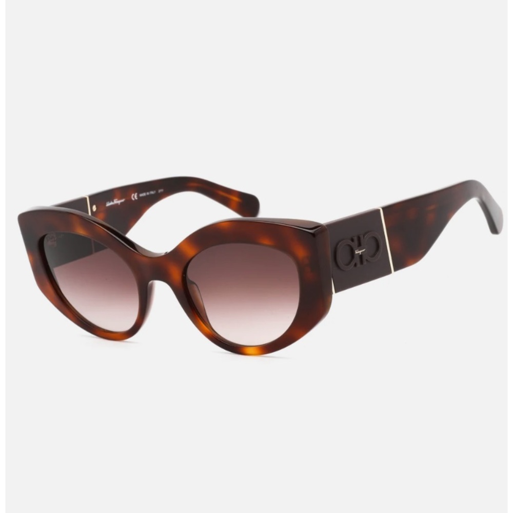 Salvatore Ferragamo Tortoise Shell Sunglasses